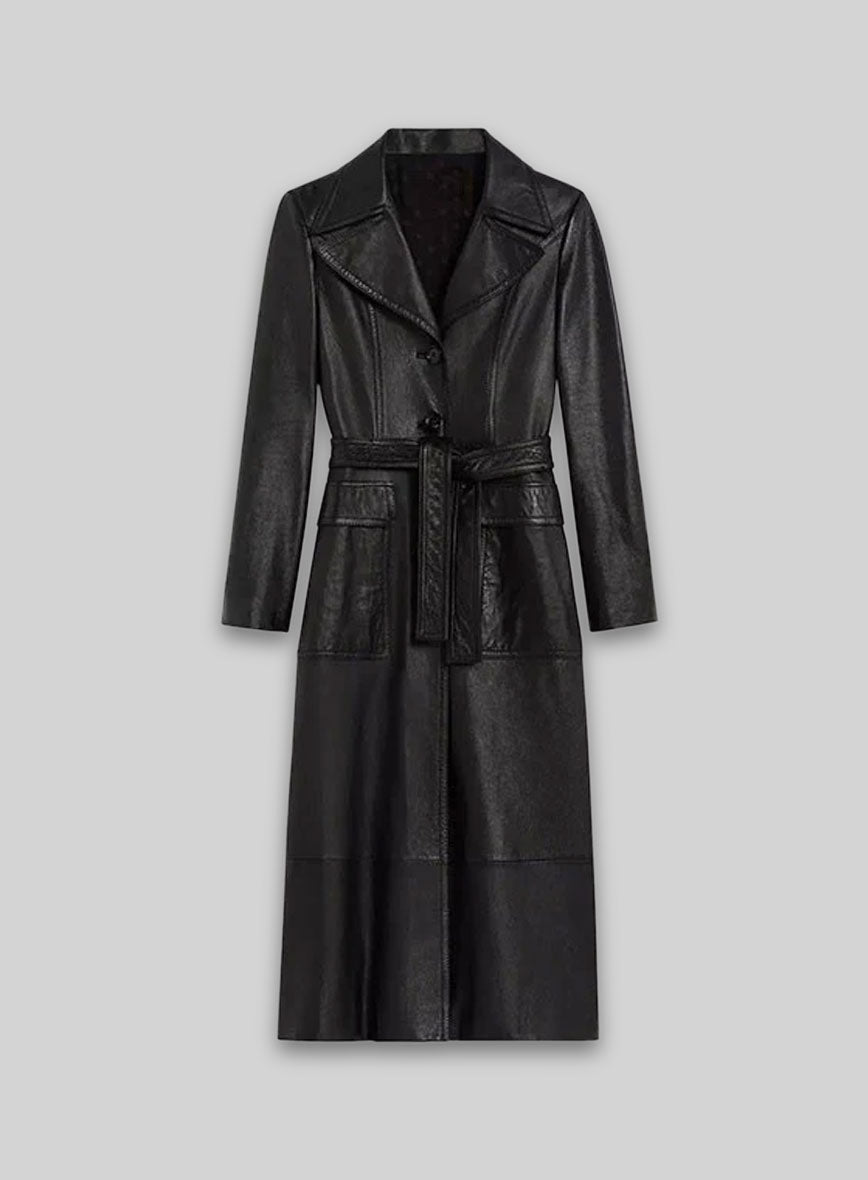 MIRLZAR Alpine Leather Long Coat