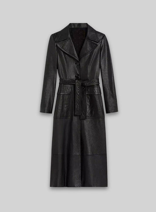 MIRLZAR Alpine Leather Long Coat