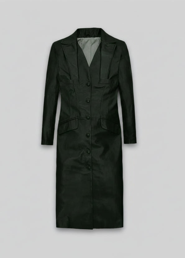 MIRLZAR Chelsea Leather Long Coat