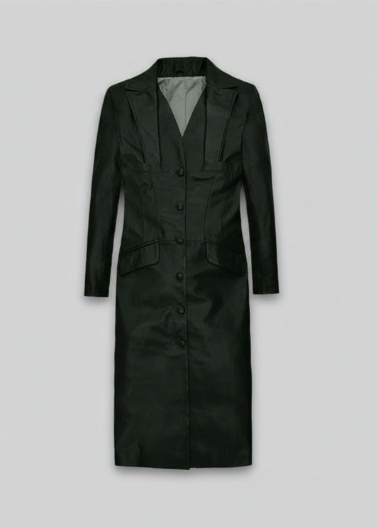 MIRLZAR Chelsea Leather Long Coat