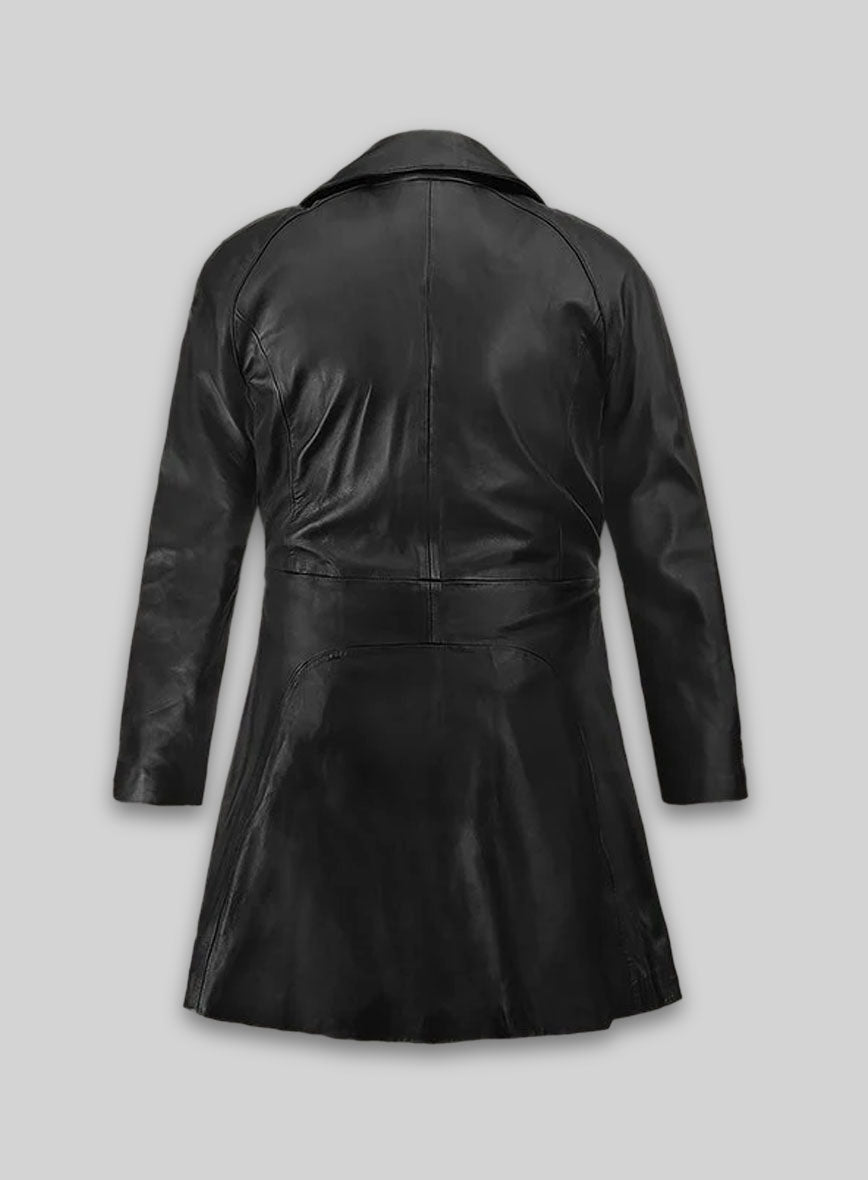 MIRLZAR Iconic Leather Trench Coat 1