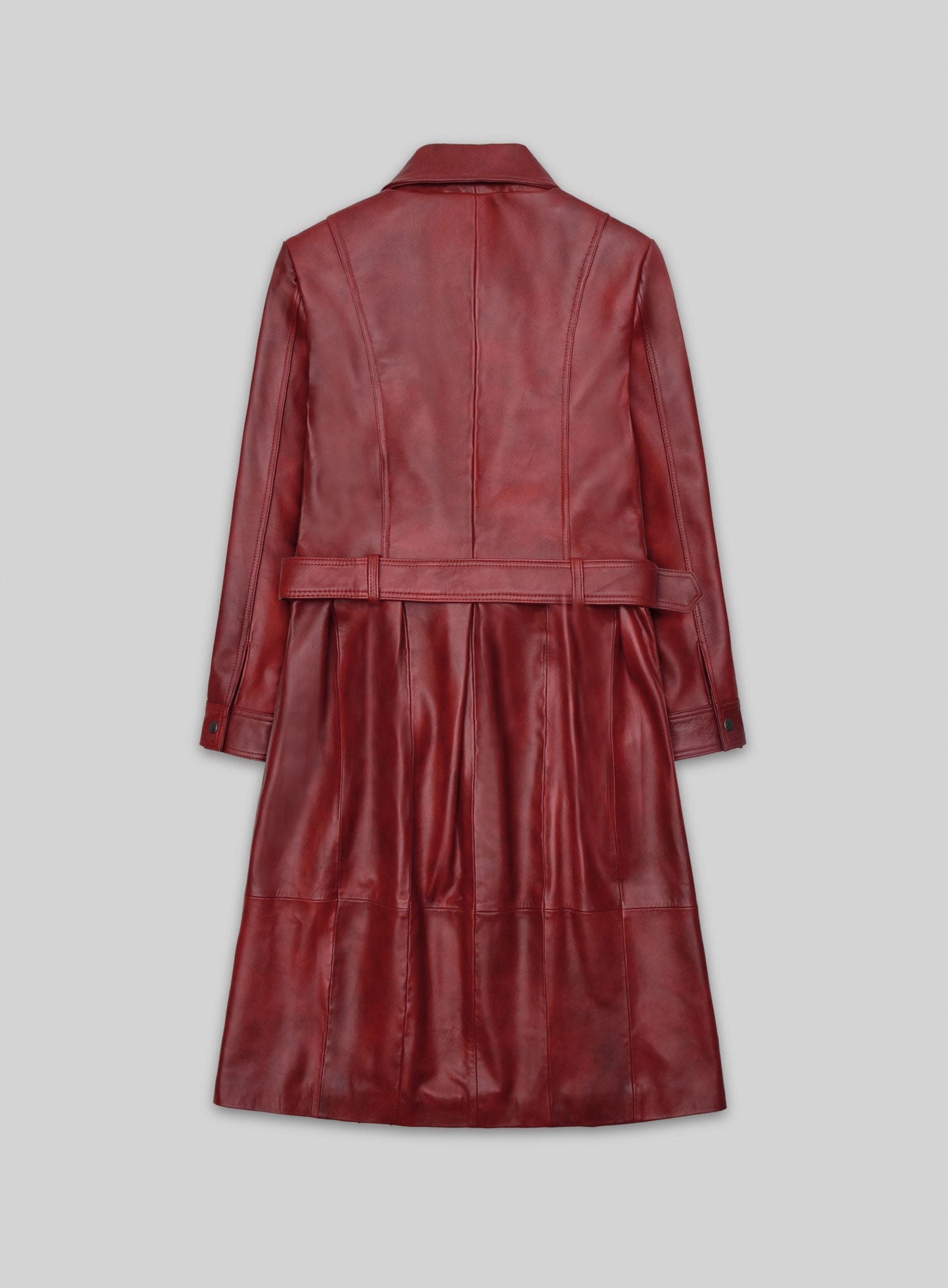 MIRLZAR Statement Leather Long Coat 1