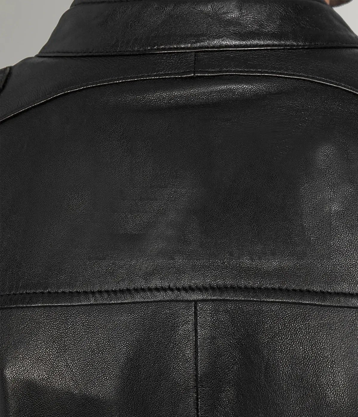 Mirlzar | Men's Diamond Quilted Black Leather Biker Jacket