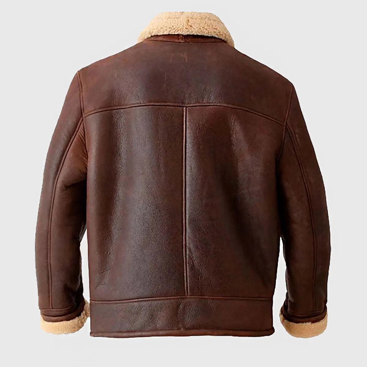 MIRLZAR Andrews Men’s Brown Bomber Leather Jacket – Classic Vintage Street Edition - Image 2
