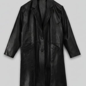 MIRLZAR Bold Leather Long Coat