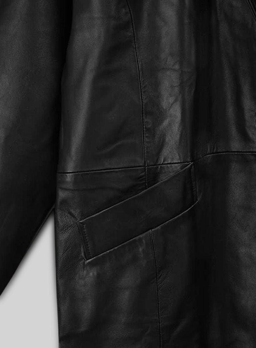 MIRLZAR Bold Leather Long Coat 2