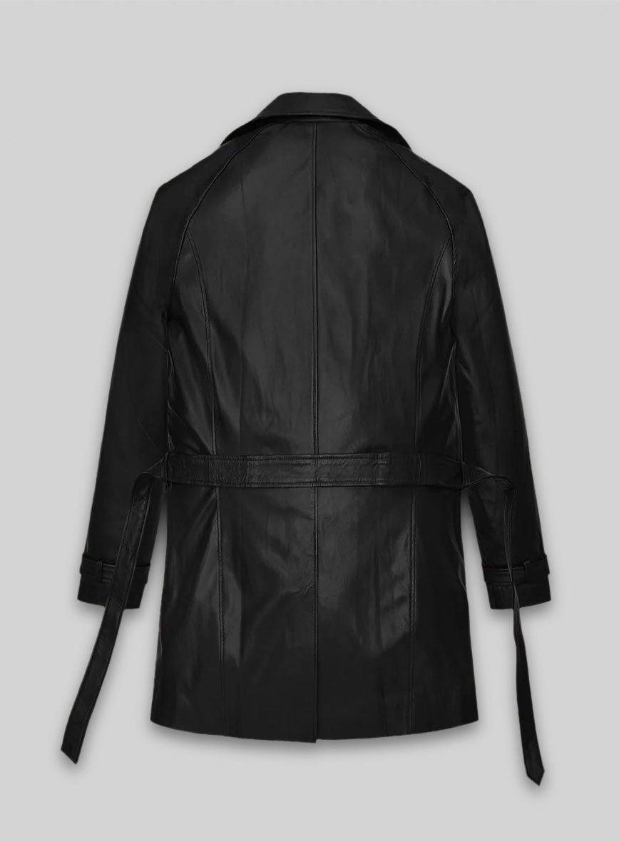 MIRLZAR Classic Leather Long Coat 2