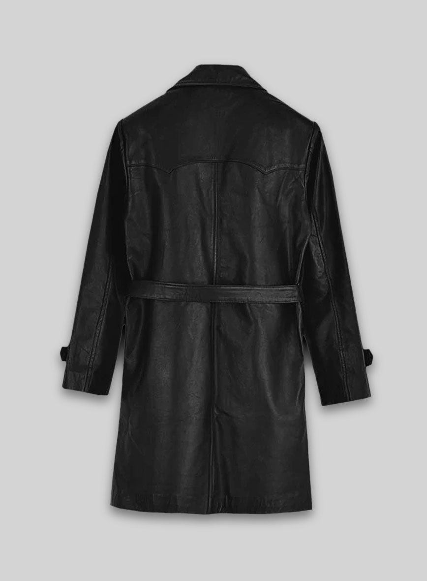 MIRLZAR Heritage Leather Trench Coat 1