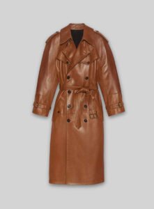 MIRLZAR Ivy Leather Long Coat