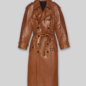 MIRLZAR Ivy Leather Long Coat