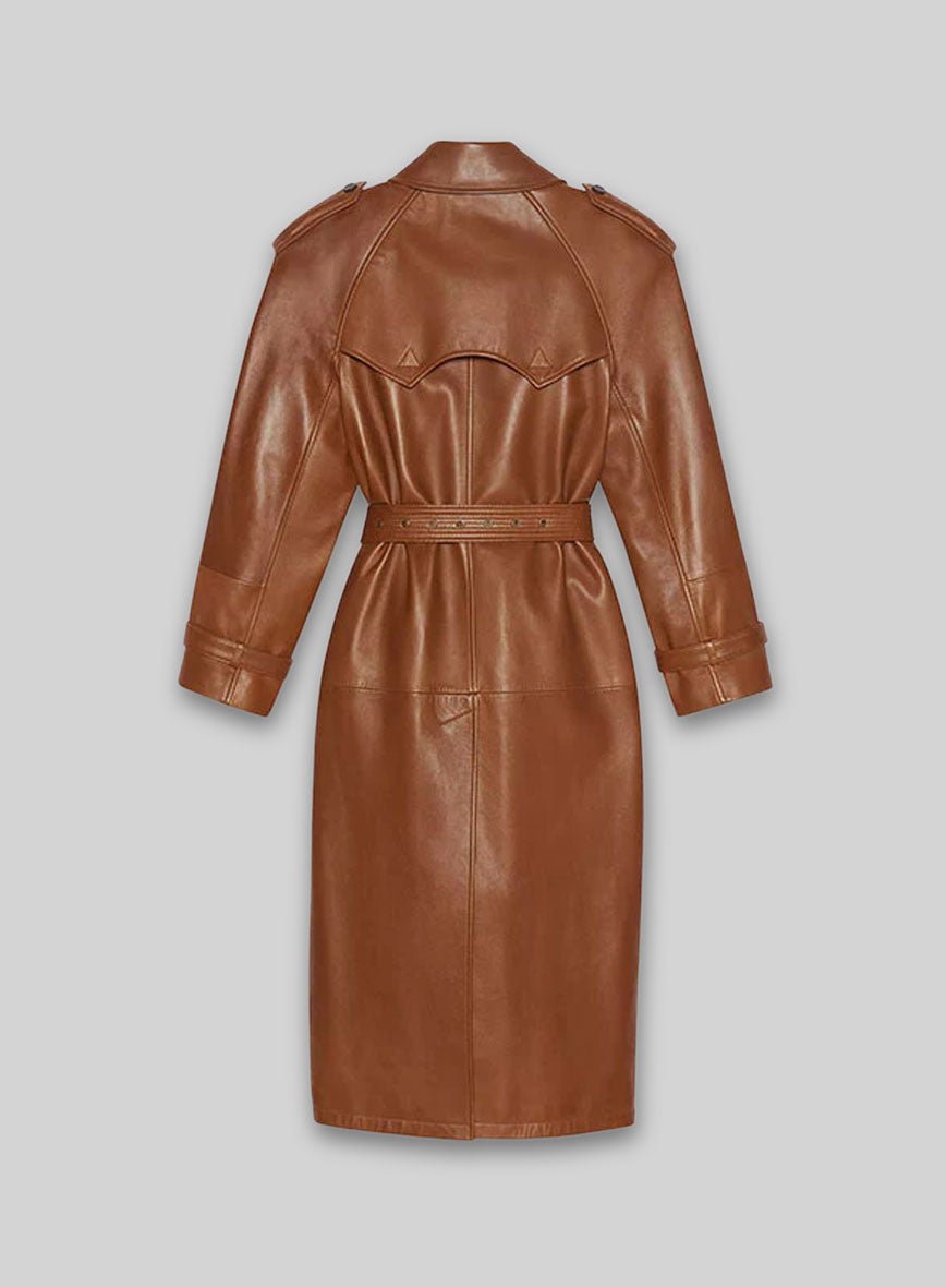 MIRLZAR Ivy Leather Long Coat 1