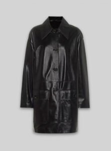 MIRLZAR Jackie Leather Trench Coat