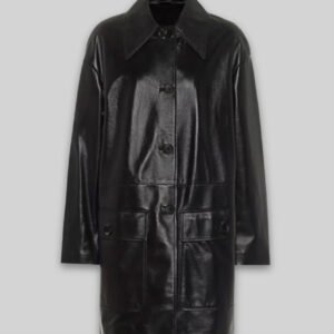 MIRLZAR Jackie Leather Trench Coat
