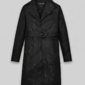 MIRLZAR Luxe Leather Long Coat