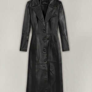 MIRLZAR Modern Leather Long Coat