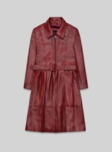 MIRLZAR Statement Leather Long Coat