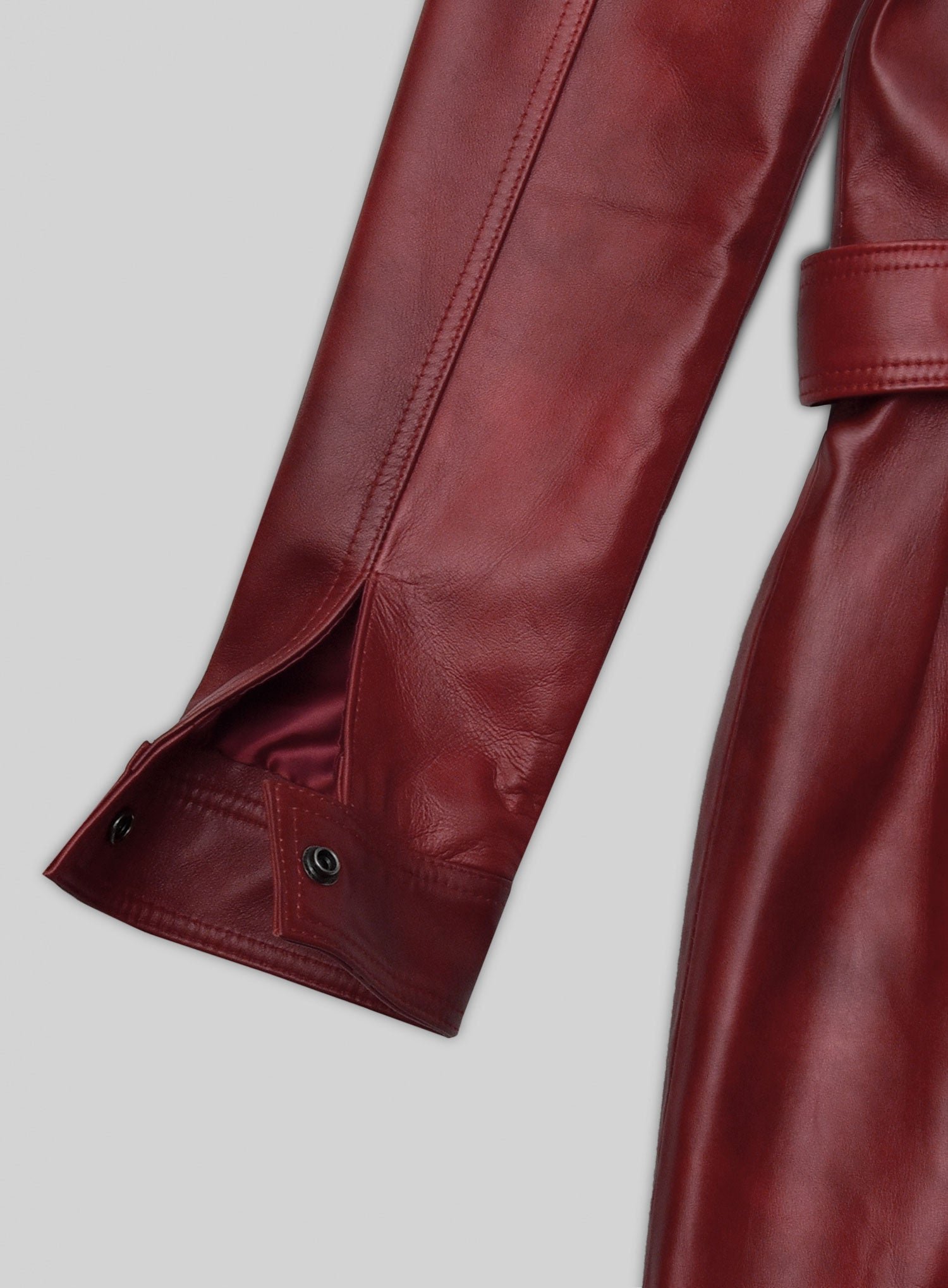 MIRLZAR Statement Leather Long Coat 3