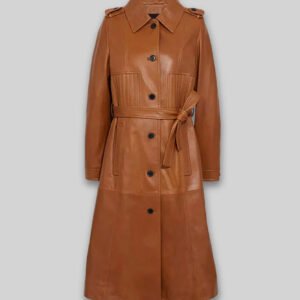 MIRLZAR Street Leather Long Coat