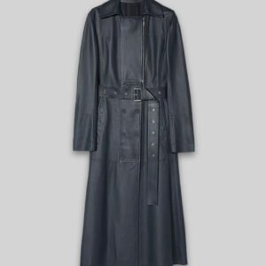 MIRLZAR Thora Leather Long Coat