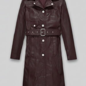 MIRLZAR Urban Leather Trench Coat