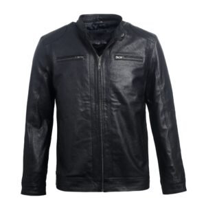 Men Black Leather Jacket 