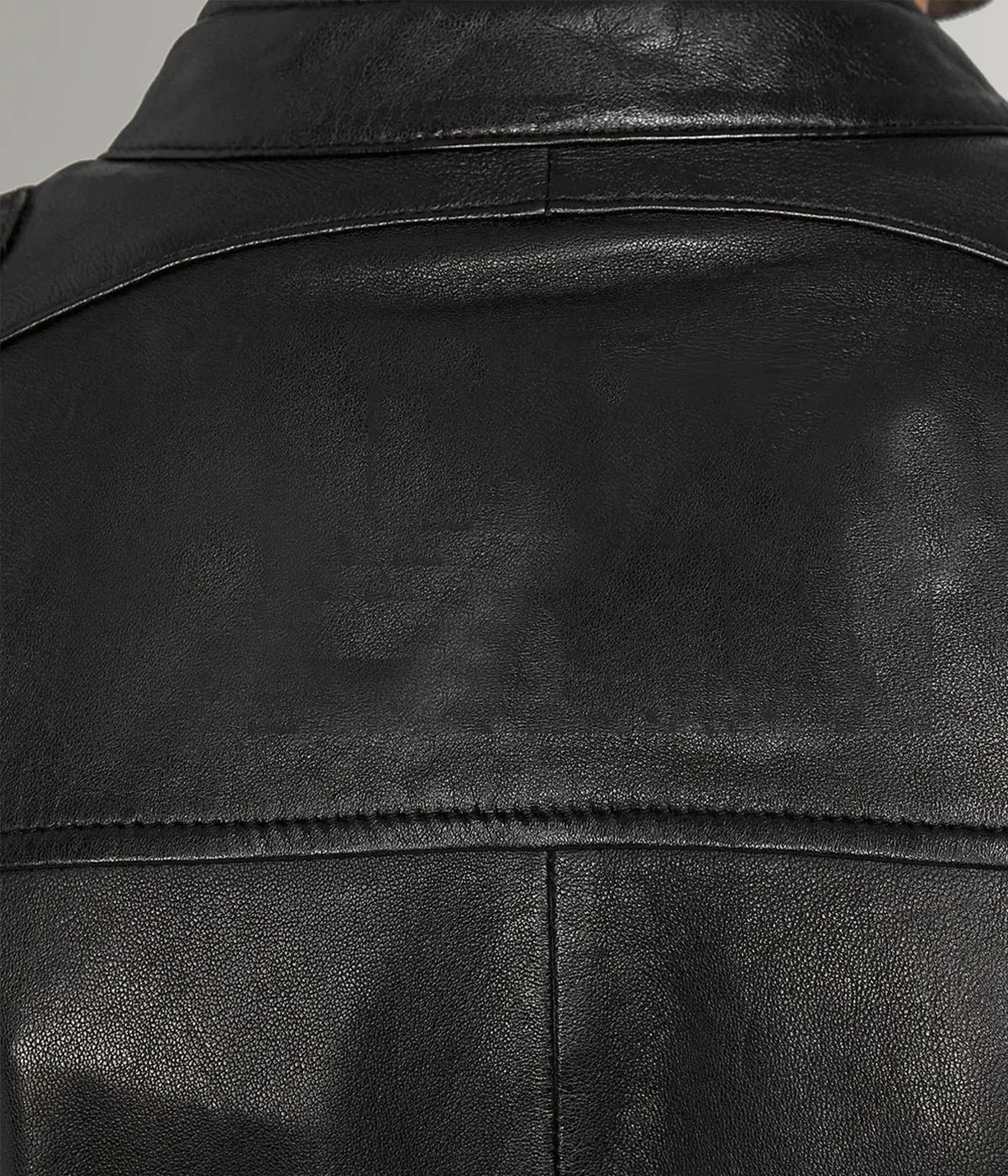 Mirlzar | Men's Diamond Quilted Black Leather Biker Jacket - Image 4